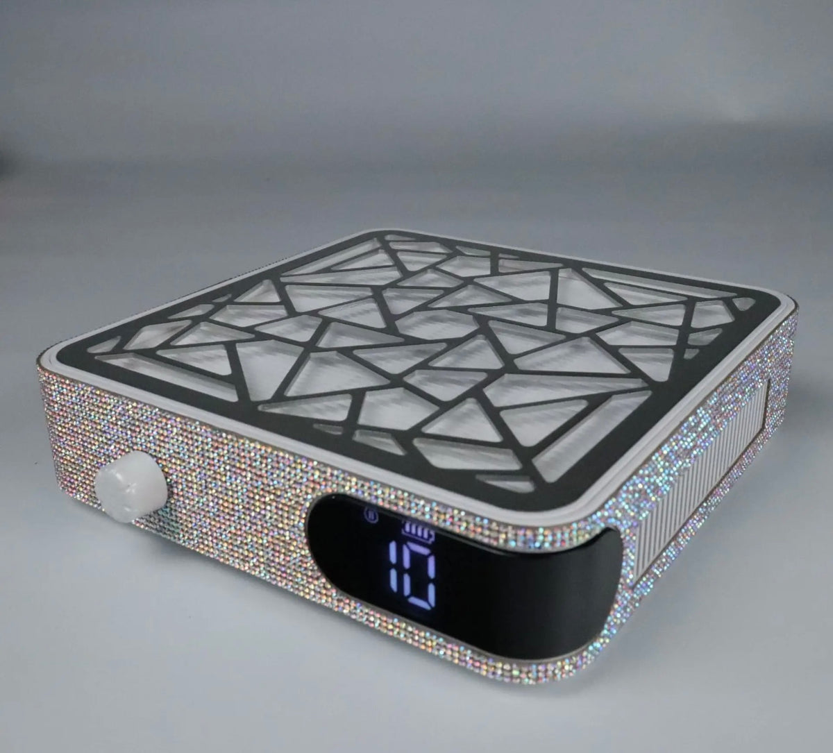 Rhinestone LCD Display Nail Dust Collector
